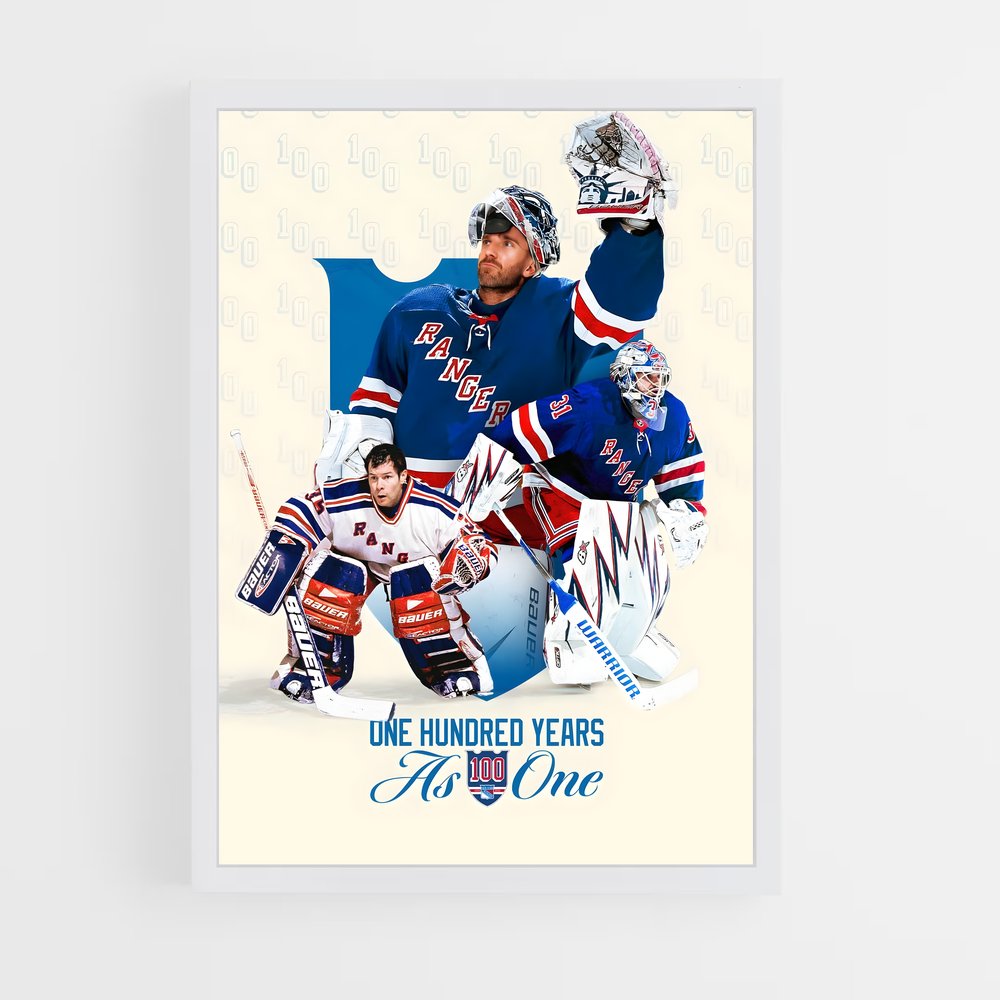 ap-new york rangers-7 cadre Blanc