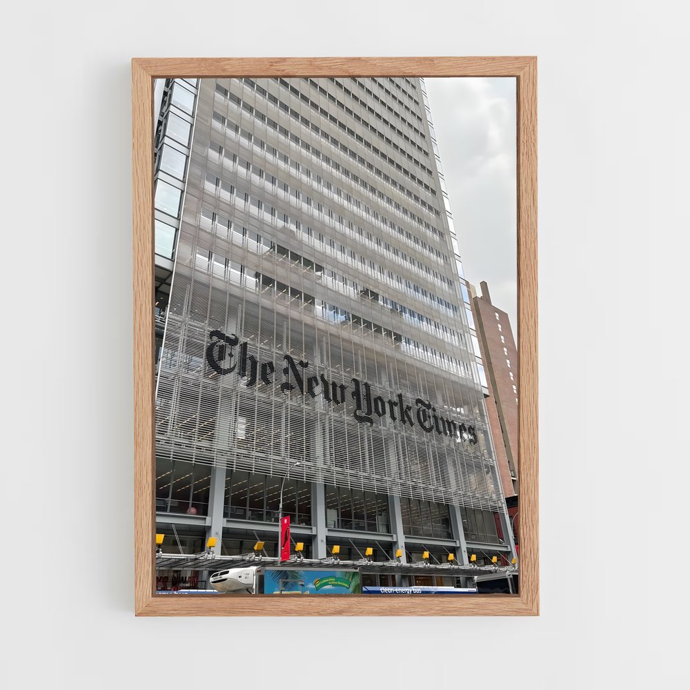 ap-new york times-3 cadre Bois clair