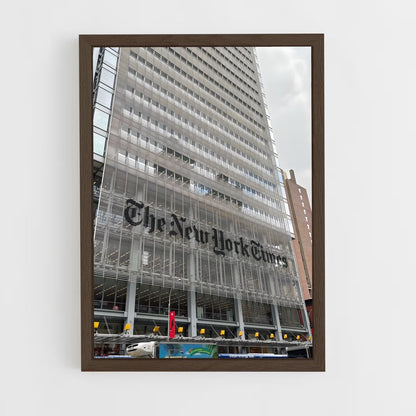 ap-new york times-3 cadre Bois foncé