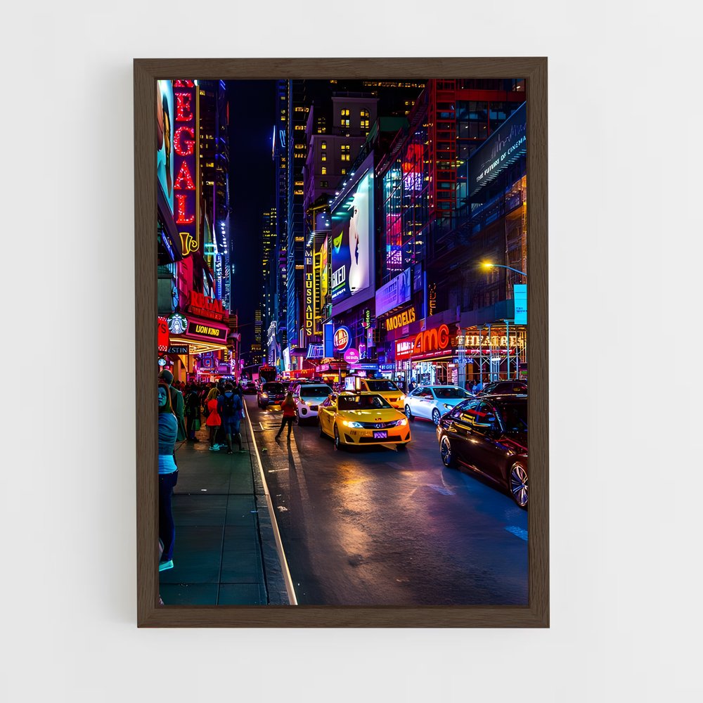 ap-new york times-6 cadre Bois foncé