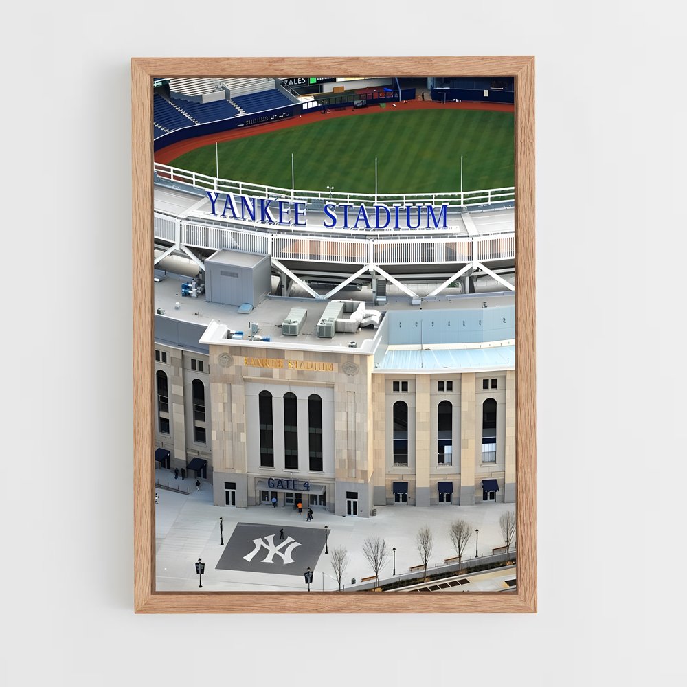 ap-new york yankees-9 cadre Bois clair