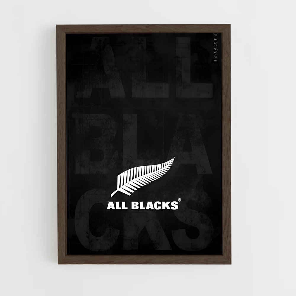 ap-new zealand all blacks-1 cadre Bois foncé