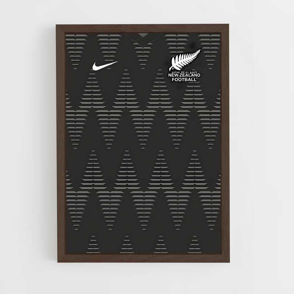 ap-new zealand national football team-6 cadre Bois foncé