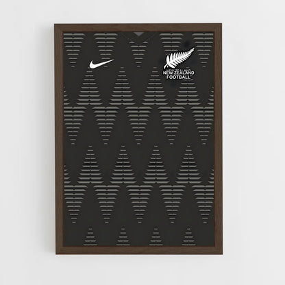 ap-new zealand national football team-6 cadre Bois foncé
