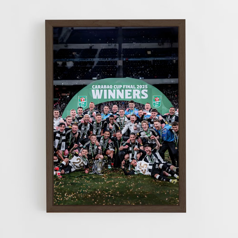 ap-newcastle united fc-8 cadre Bois foncé