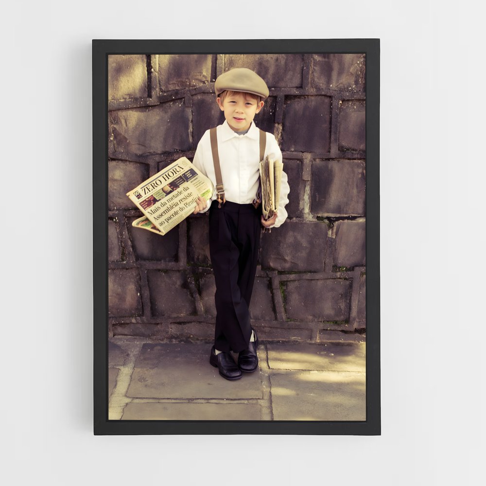 ap-newspaper boy-5 cadre Noir