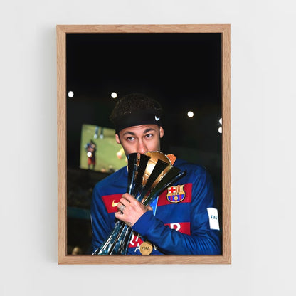 ap-neymar-1 cadre Bois clair