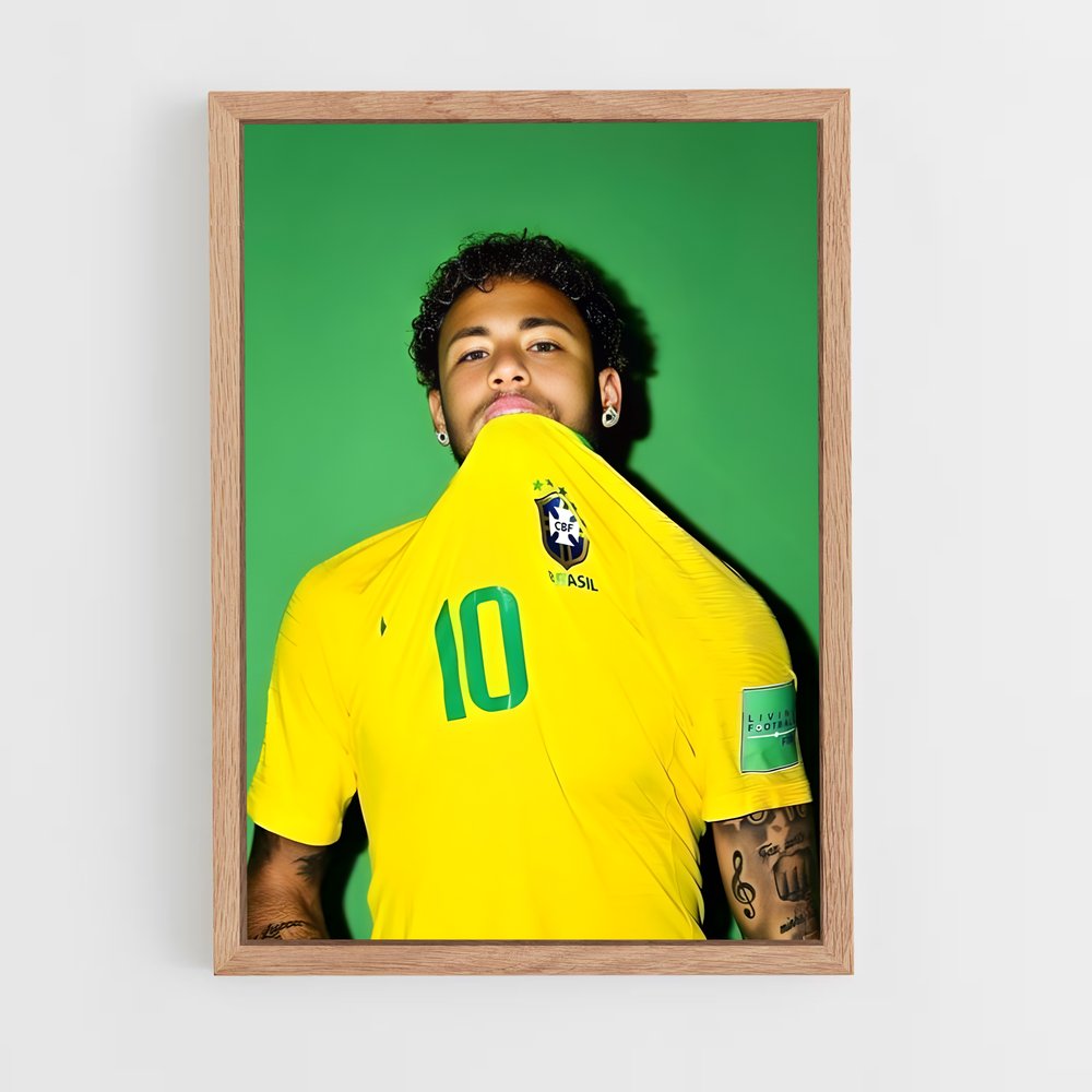 ap-neymar-12 cadre Bois clair