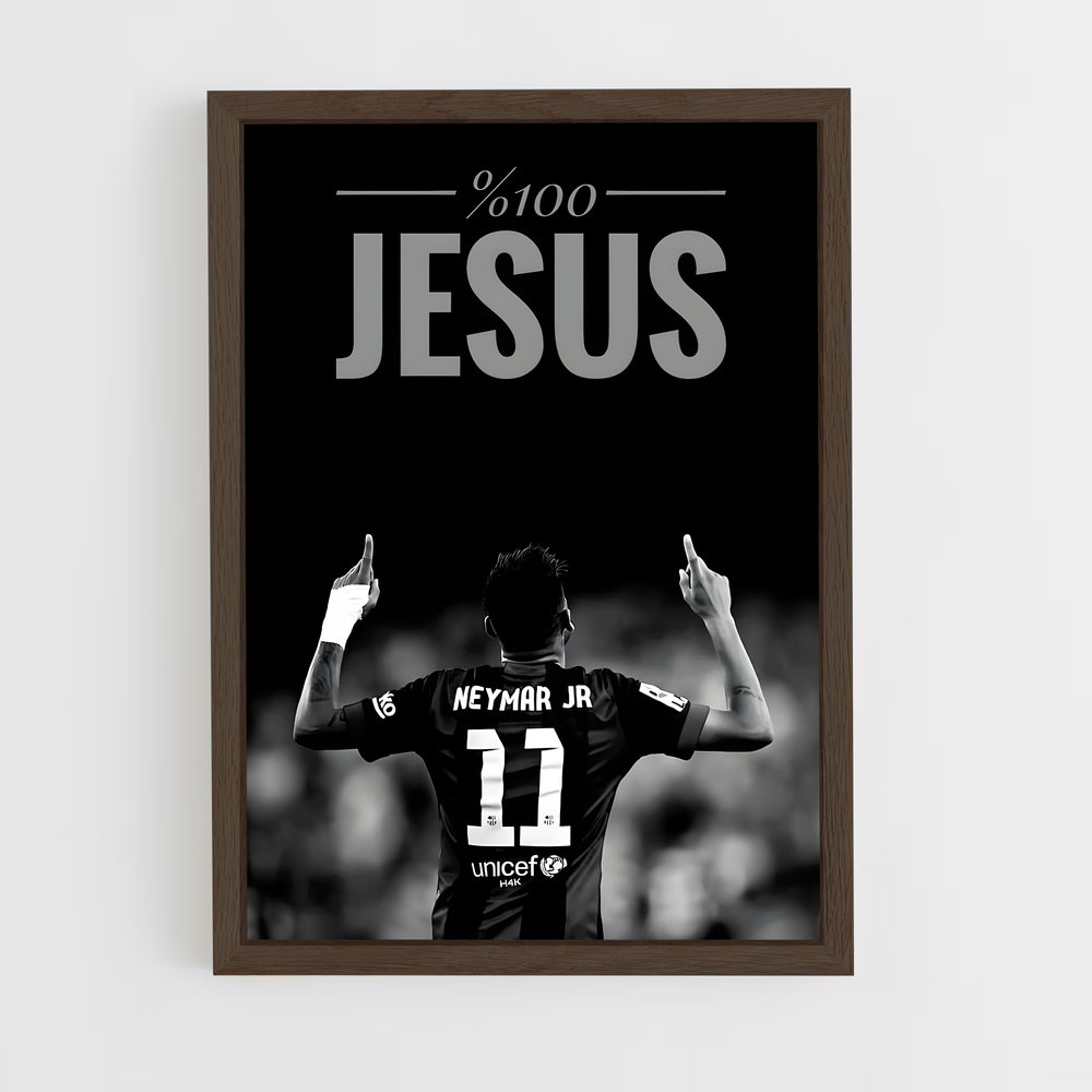ap-neymar-8 cadre Bois foncé
