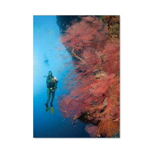 Poster Plongée au Coeur des Coraux