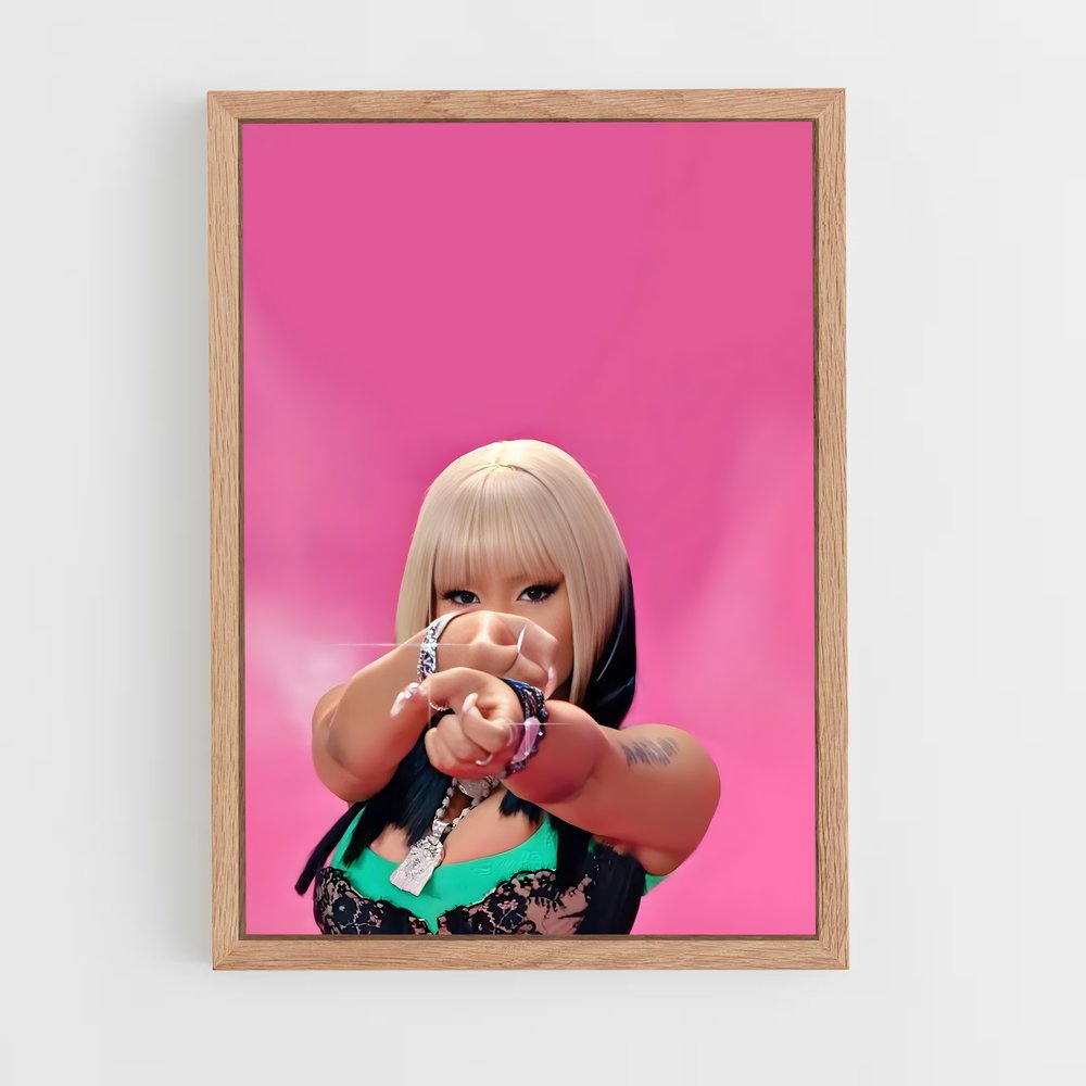 ap-nicki minaj-2 cadre Bois clair