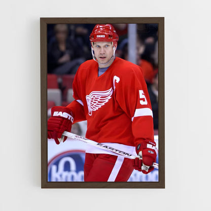 ap-nicklas lidstrom-1 cadre Bois foncé