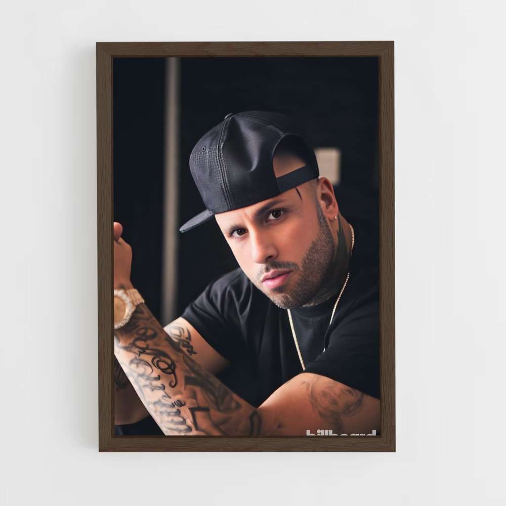 ap-nicky jam-1 cadre Bois foncé