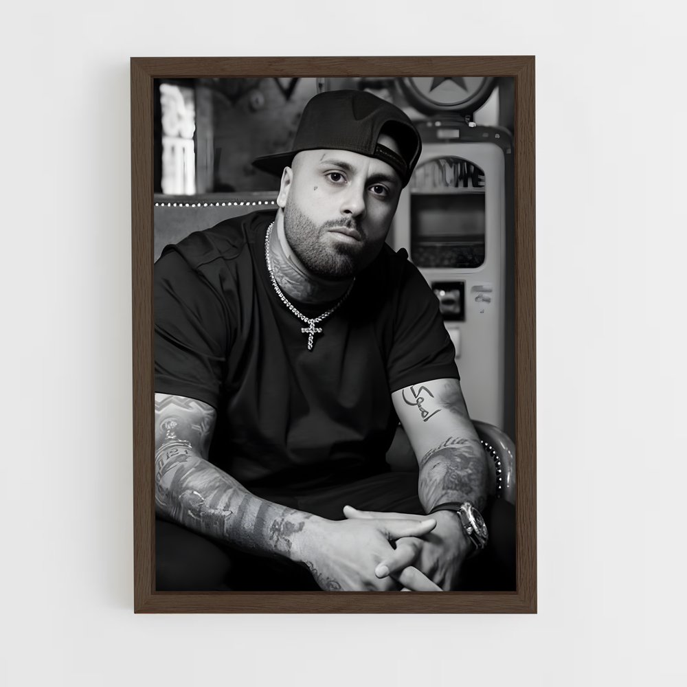 ap-nicky jam-8 cadre Bois foncé