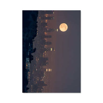 Poster Lune de la Ville