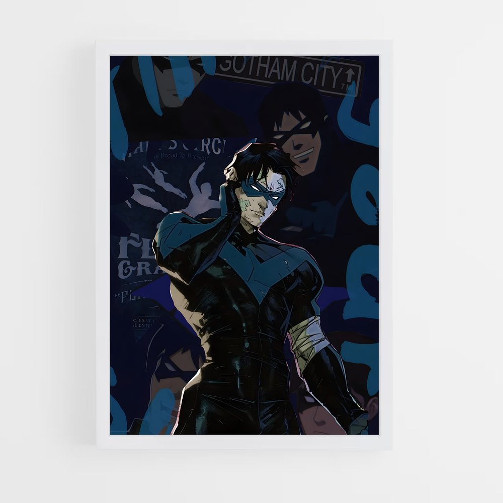 ap-nightwing-3 cadre Blanc