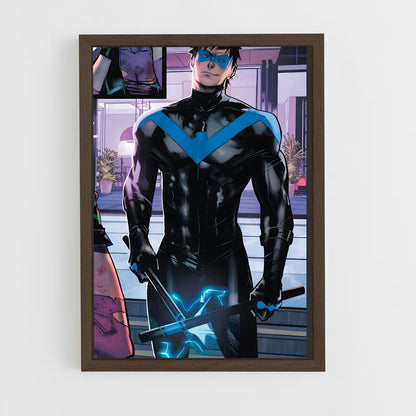 ap-nightwing-4 cadre Bois foncé