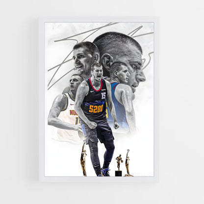 ap-nikola jokic-4 cadre Blanc