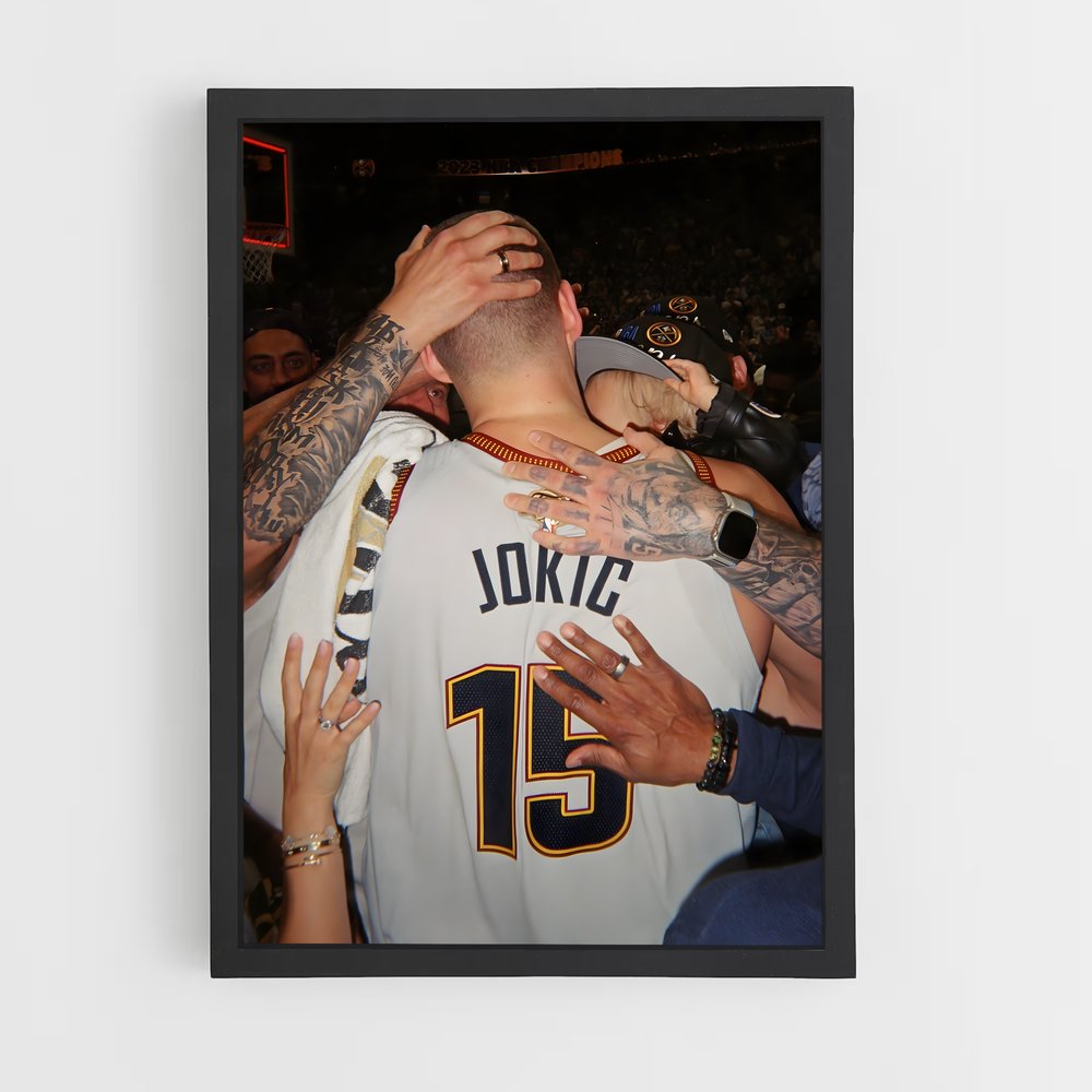 ap-nikola jokic-8 cadre Noir