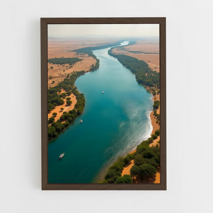 ap-nile river-4 cadre Bois foncé