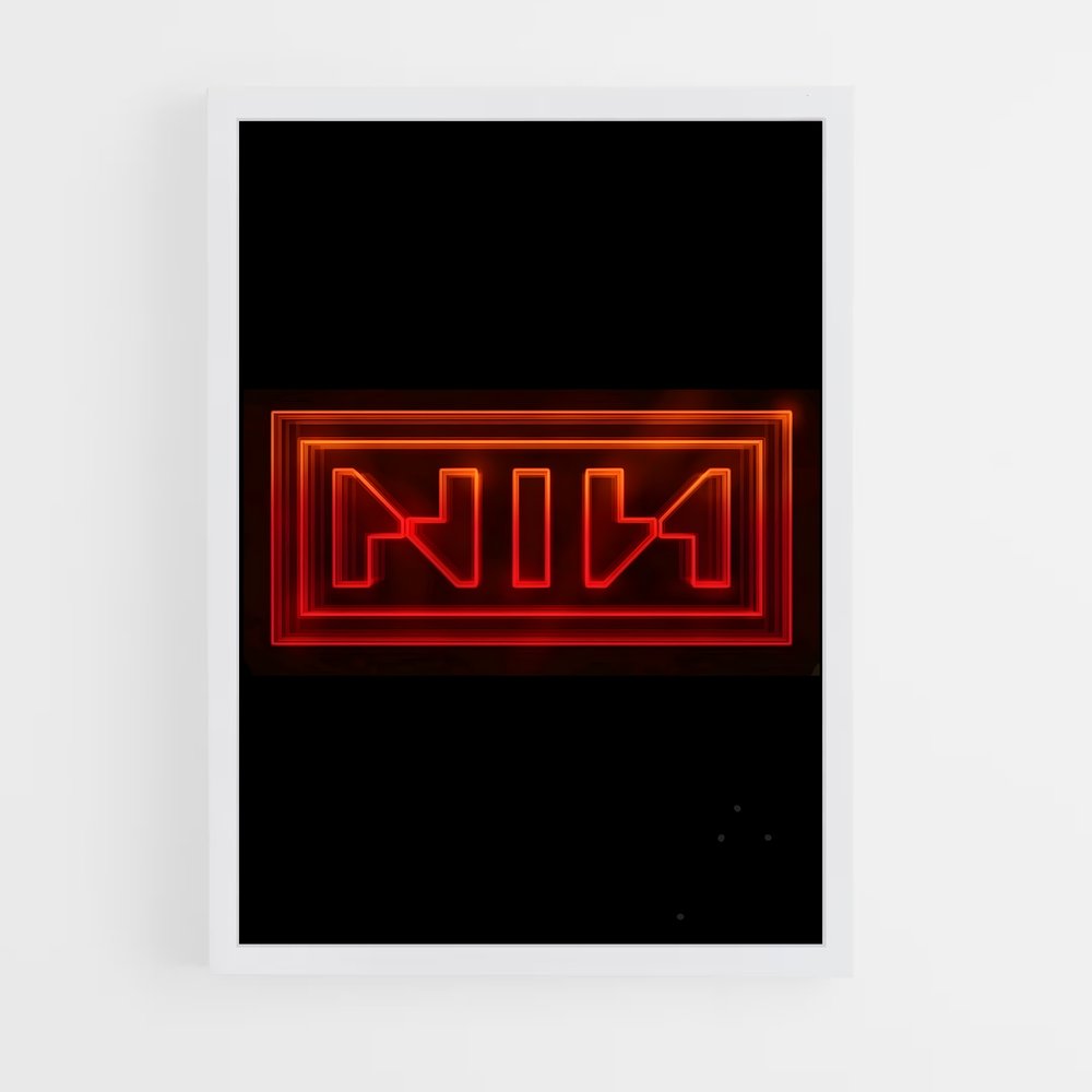 ap-nine inch nails-5 cadre Blanc