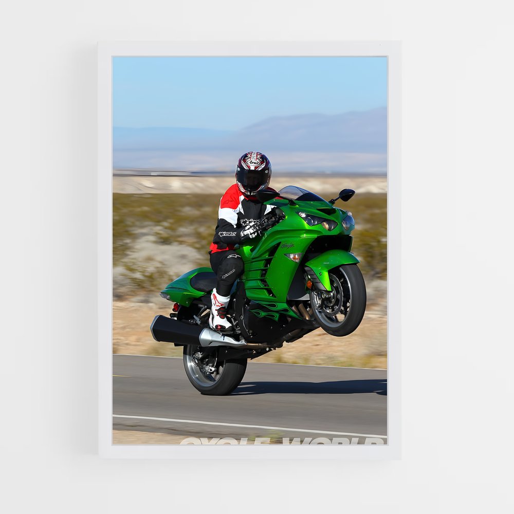 ap-ninja zx-14r-1 cadre Blanc