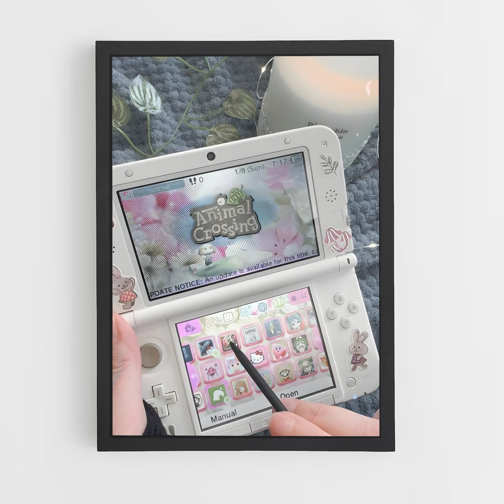 ap-nintendo 3ds-3 cadre Noir