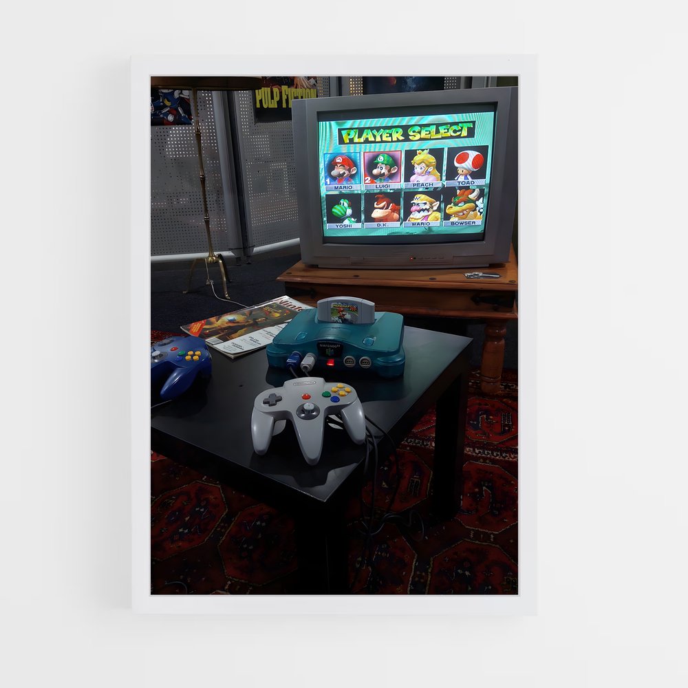 ap-nintendo 64-2 cadre Blanc