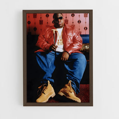 ap-notorious b.i.g.-1 cadre Bois foncé