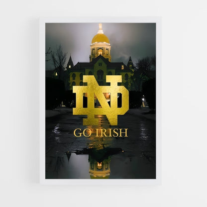 ap-notre dame fighting irish-7 cadre Blanc