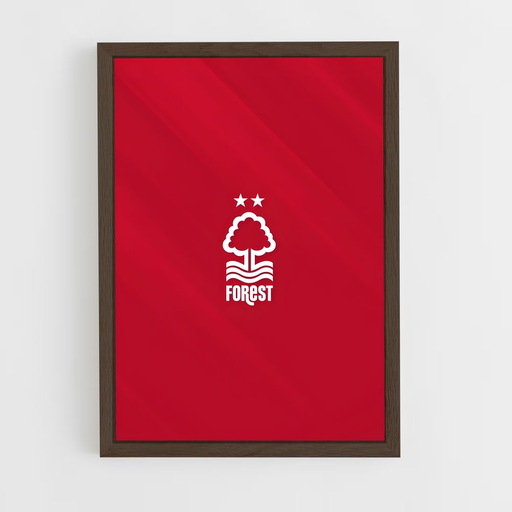 ap-nottingham forest fc-1 cadre Bois foncé