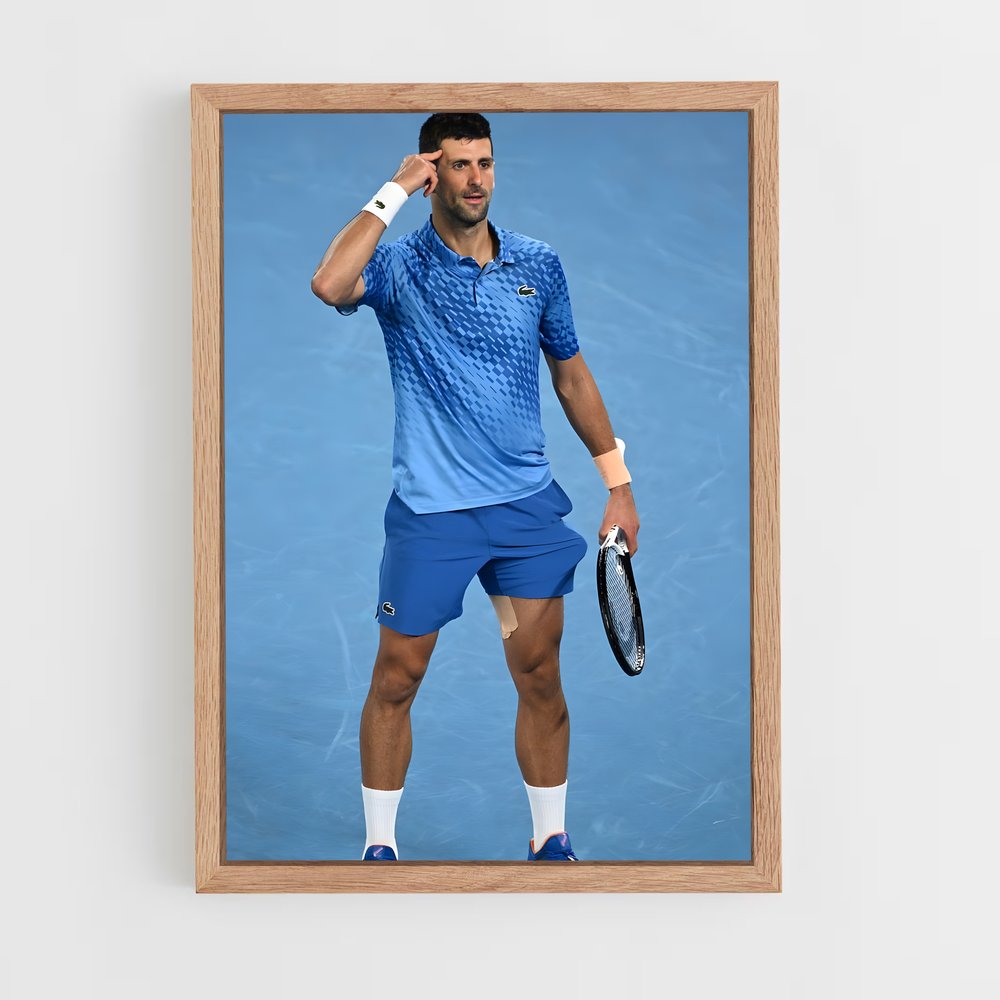 ap-novak djokovic-3 cadre Bois clair