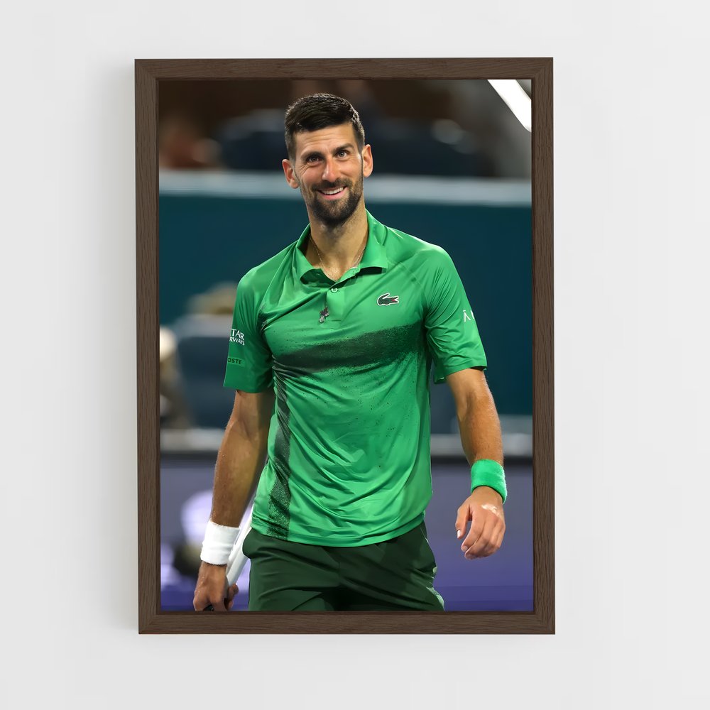 ap-novak djokovic-4 cadre Bois foncé