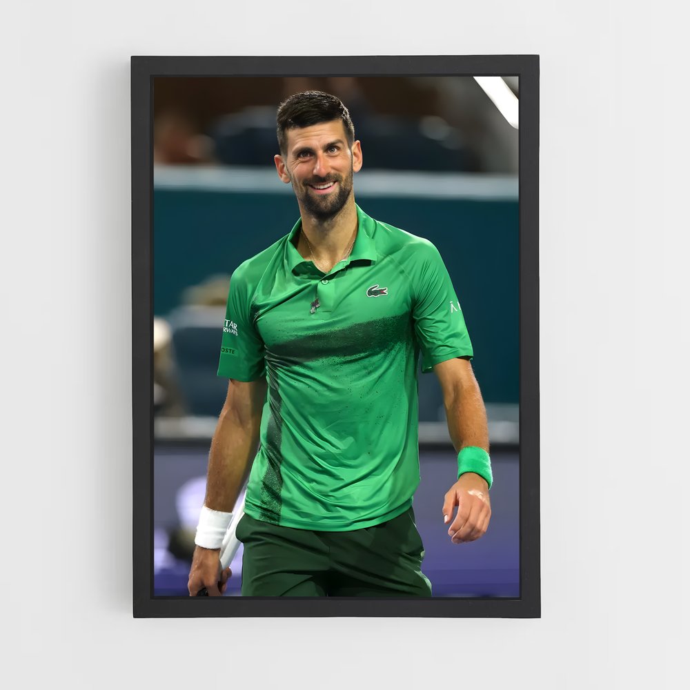 ap-novak djokovic-4 cadre Noir