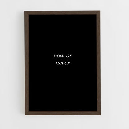ap-now or never-2 cadre Bois foncé