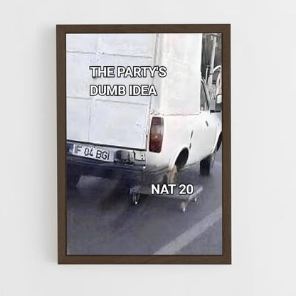 ap-npc-1 cadre Bois foncé