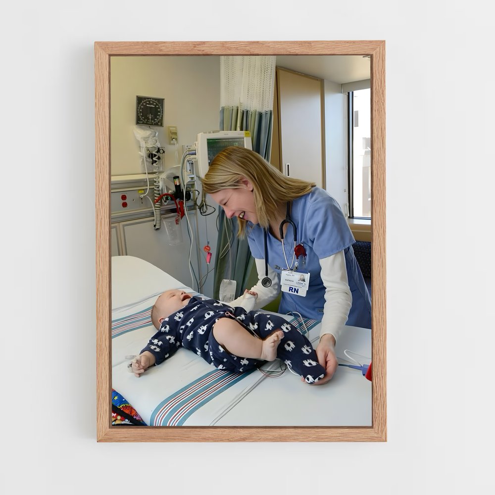 ap-nurse-11 cadre Bois clair