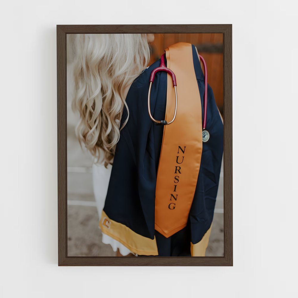 ap-nurse-3 cadre Bois foncé