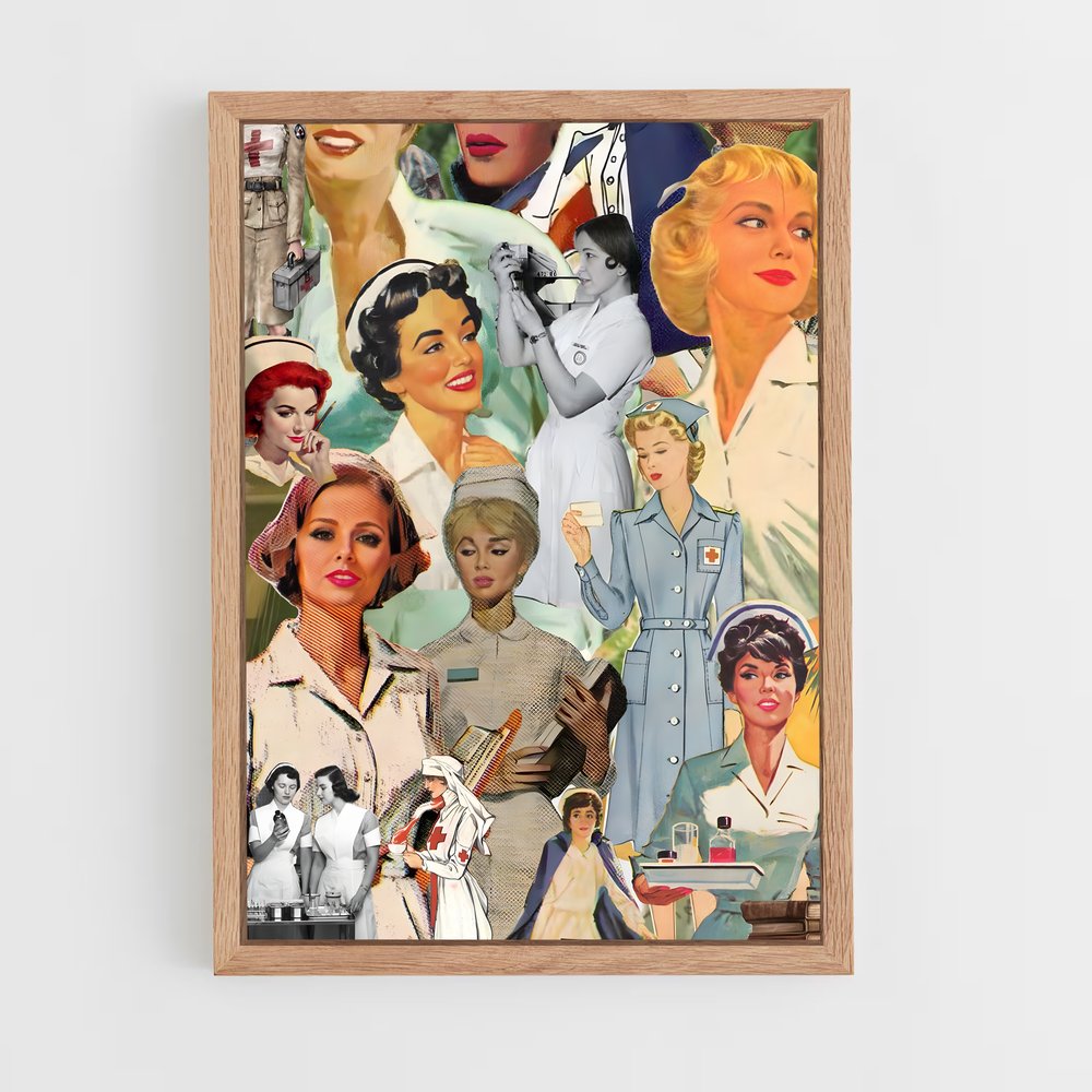 ap-nurse-8 cadre Bois clair