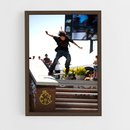 ap-nyjah huston-6 cadre Bois foncé