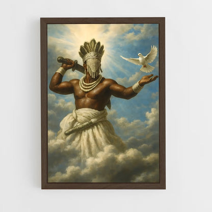ap-obatala-8 cadre Bois foncé