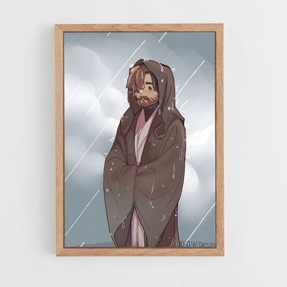 ap-obi-wan kenobi-1 cadre Bois clair