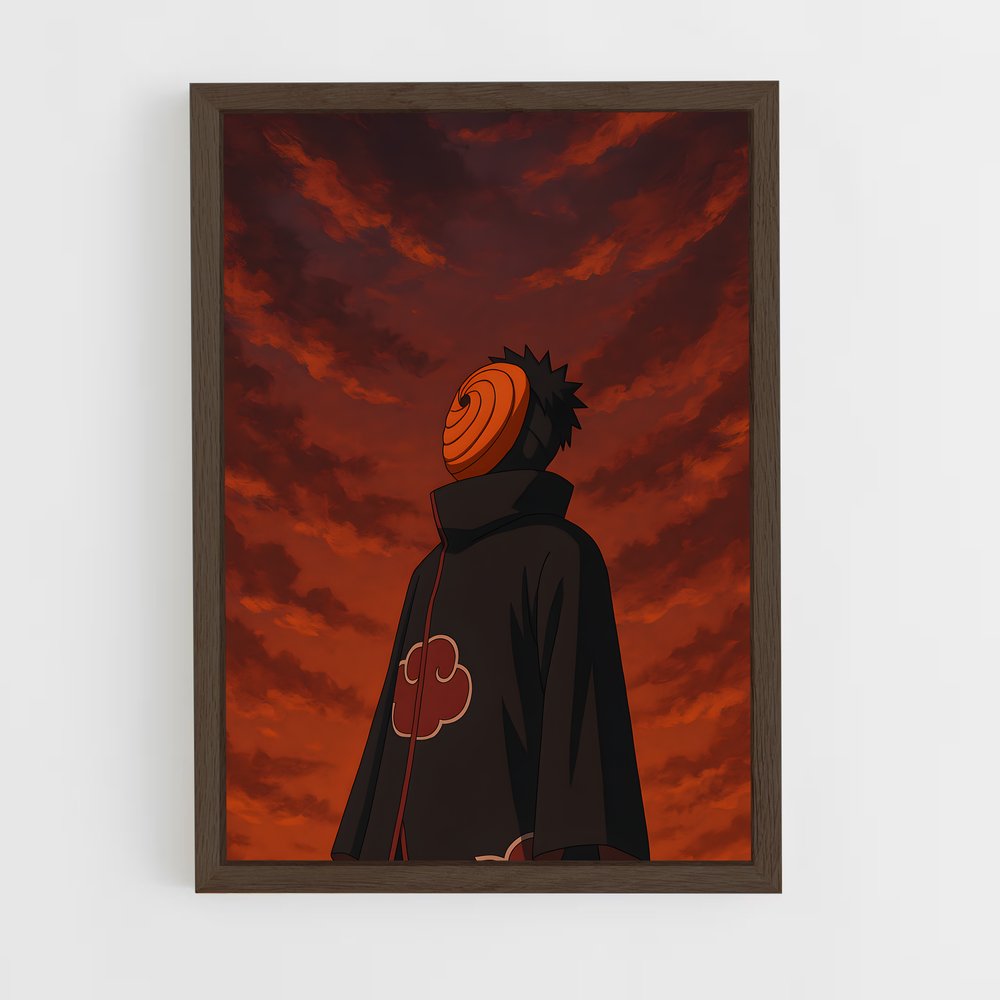 ap-obito uchiha-2 cadre Bois foncé