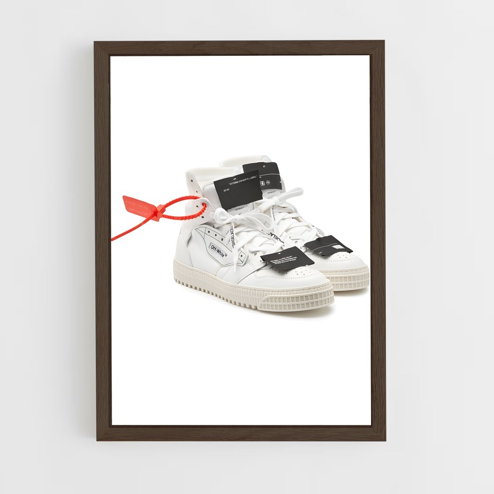 ap-off-white-8 cadre Bois foncé