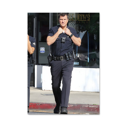 Poster Officer en Patrouille
