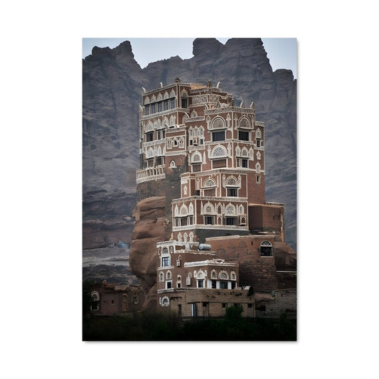 Poster Montagnes de Sanaa