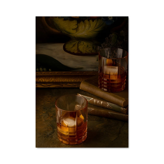 Poster Whisky et Havane