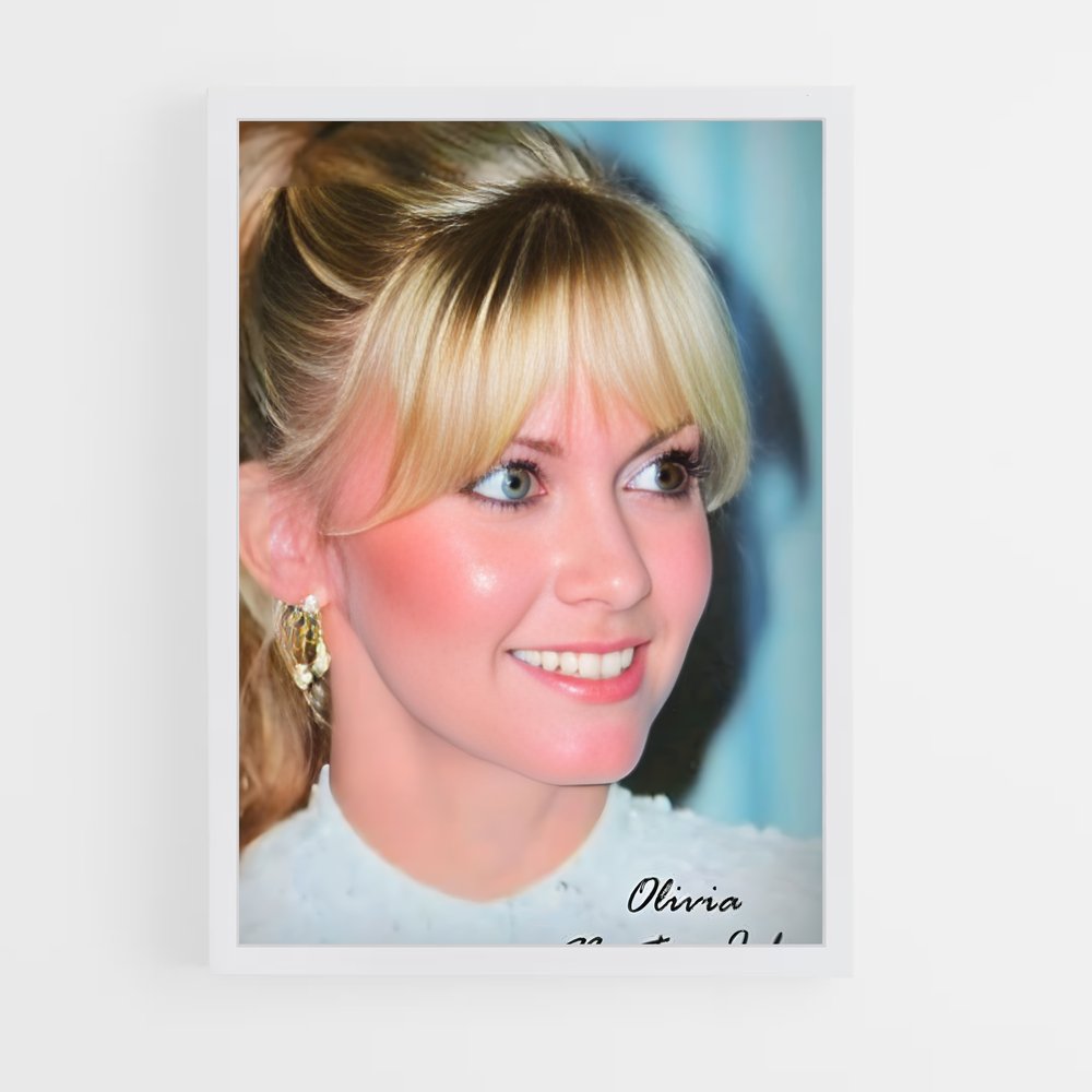 ap-olivia newton-john-10 cadre Blanc