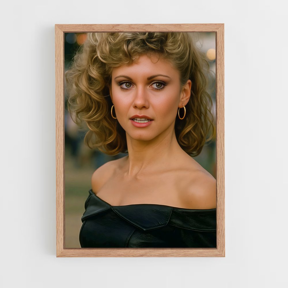 ap-olivia newton-john-13 cadre Bois clair