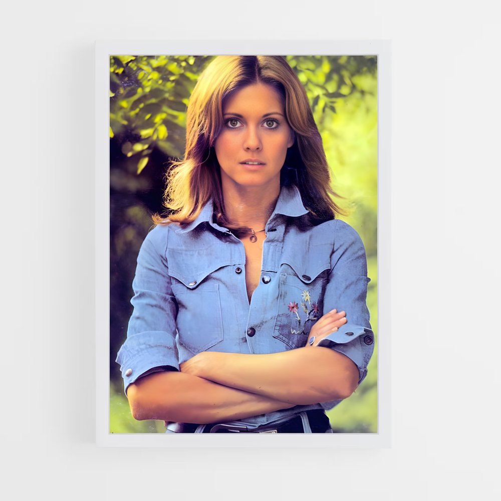 ap-olivia newton-john-9 cadre Blanc